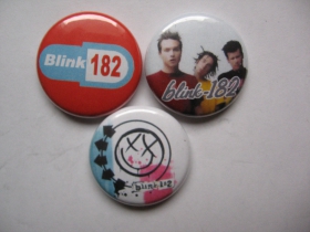 Blink 182, odznak 25mm cena za 1ks (počet kusov a konkrétny model napíšte v objednávke do rubriky KOMENTÁR)